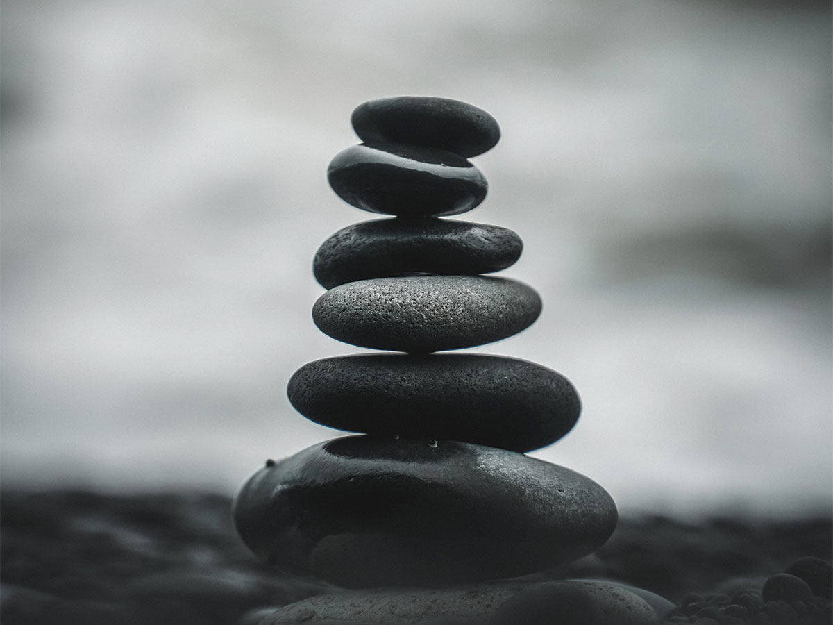 Stones stacked on top of each other