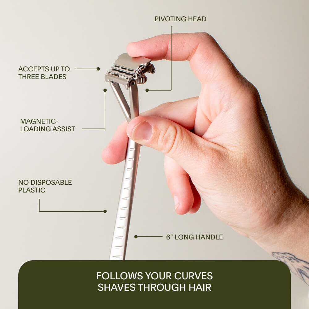 The triple edge razor and its features